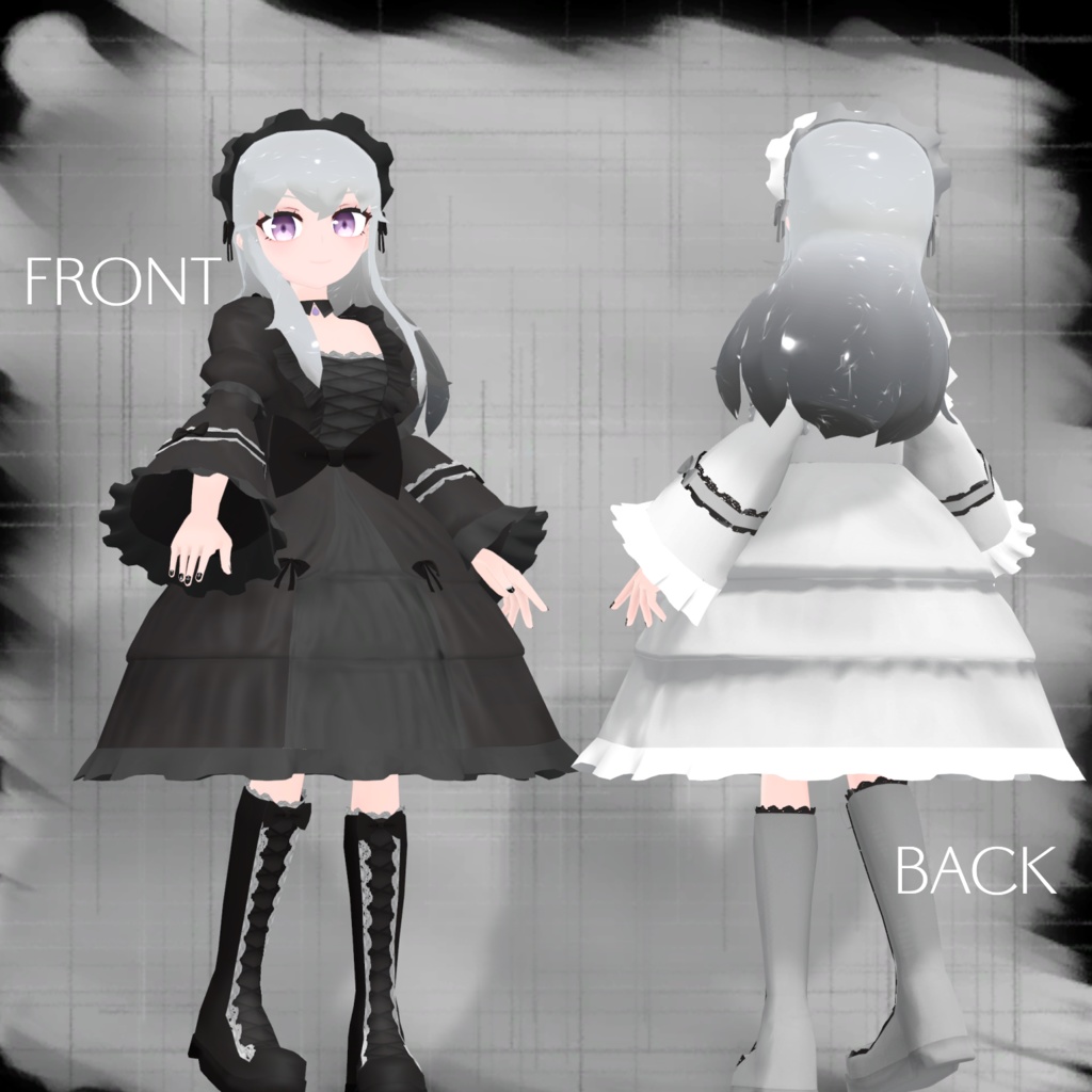 ゴシックドレス【VRChat想定衣装】