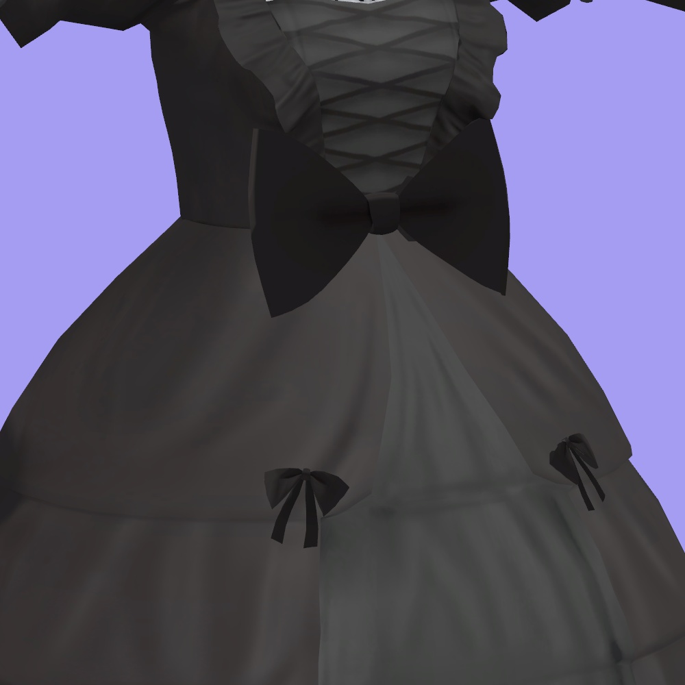 ゴシックドレス【VRChat想定衣装】
