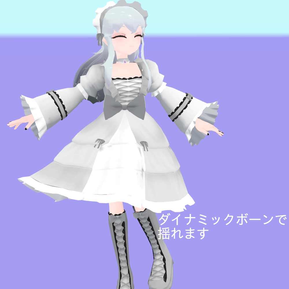 ゴシックドレス【VRChat想定衣装】
