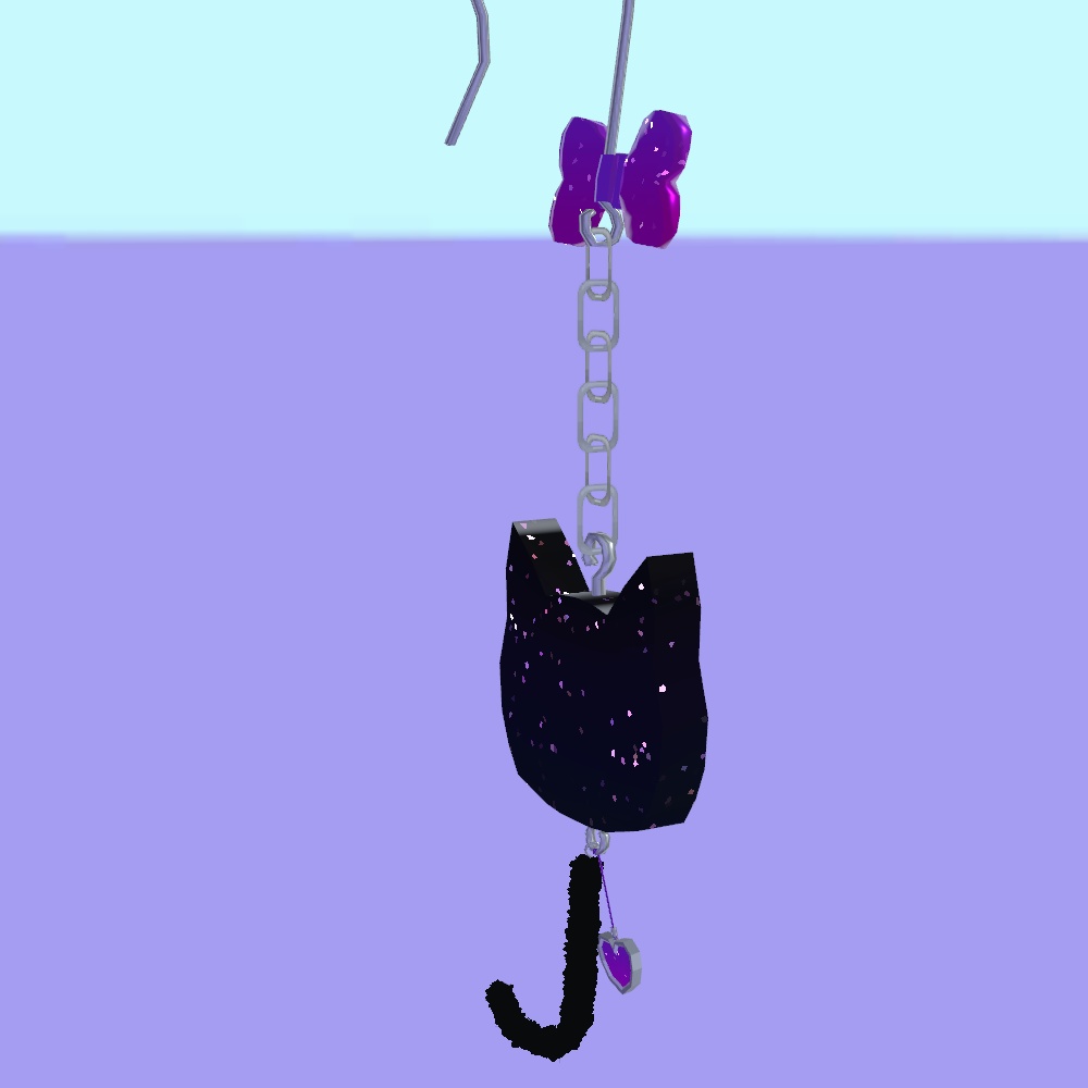 ねこちゃんピアス【VRChat想定】