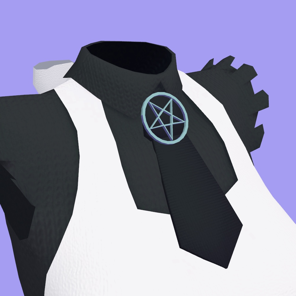 【ミスティちゃん向け衣装】病みメイドワンピ