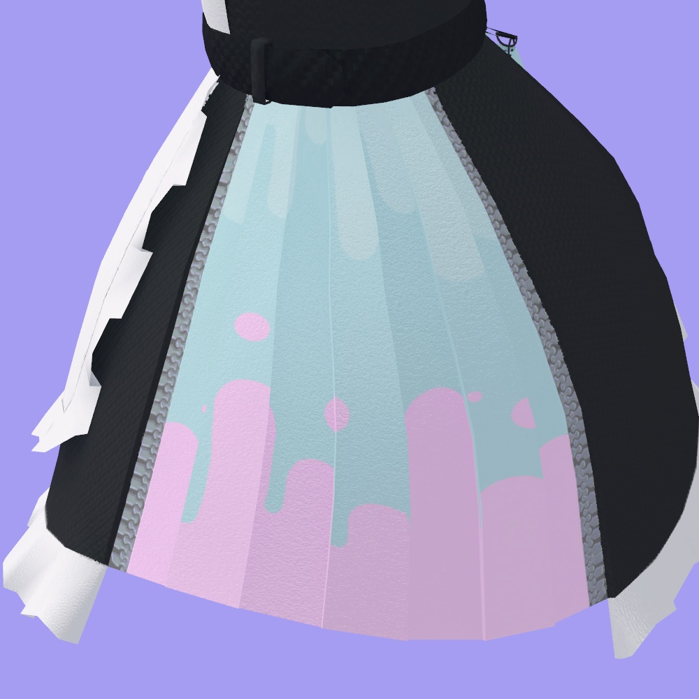 【ミスティちゃん向け衣装】病みメイドワンピ