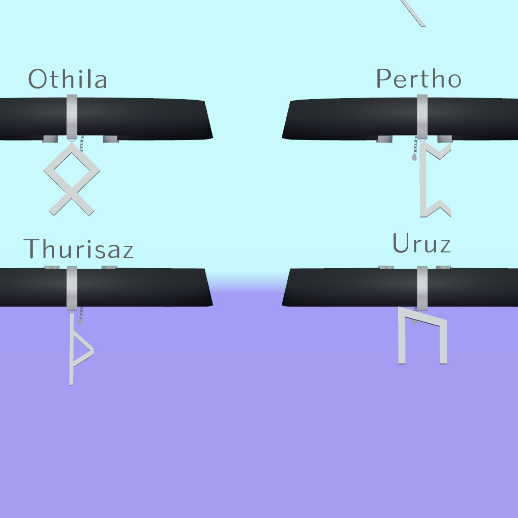 ルーンチョーカー【VRChat想定】