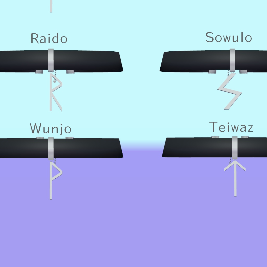 ルーンチョーカー【VRChat想定】