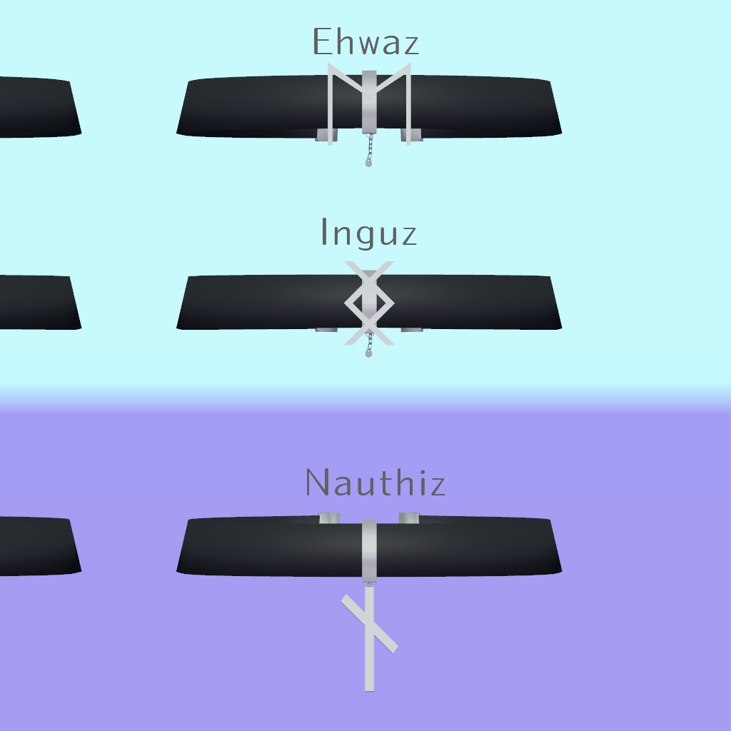 ルーンチョーカー【VRChat想定】