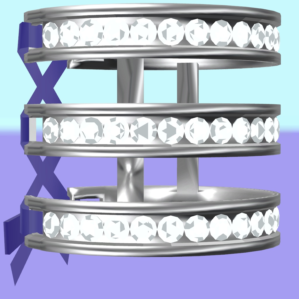 コルセットリング【VRChat想定】