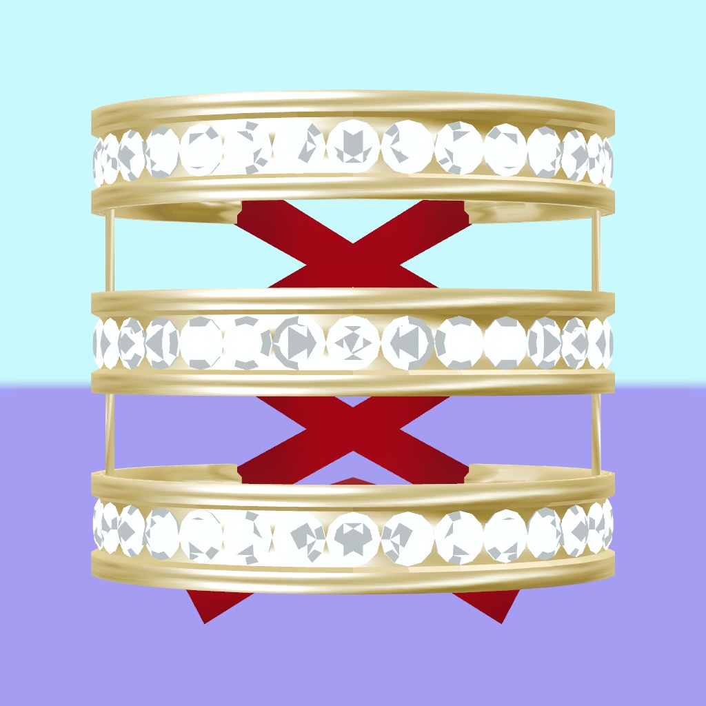 コルセットリング【VRChat想定】