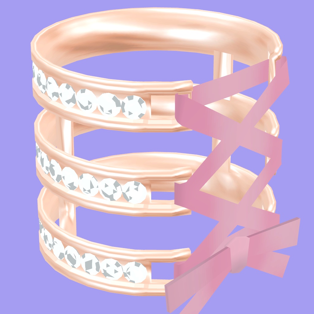 コルセットリング【VRChat想定】