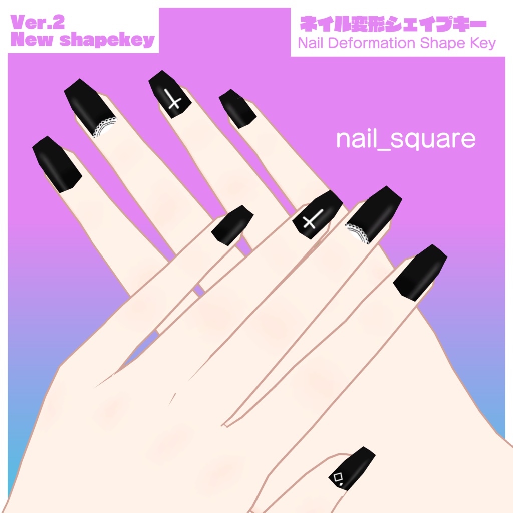 やみちゃん&ゆめちゃん【VRChat向け3Dモデル】