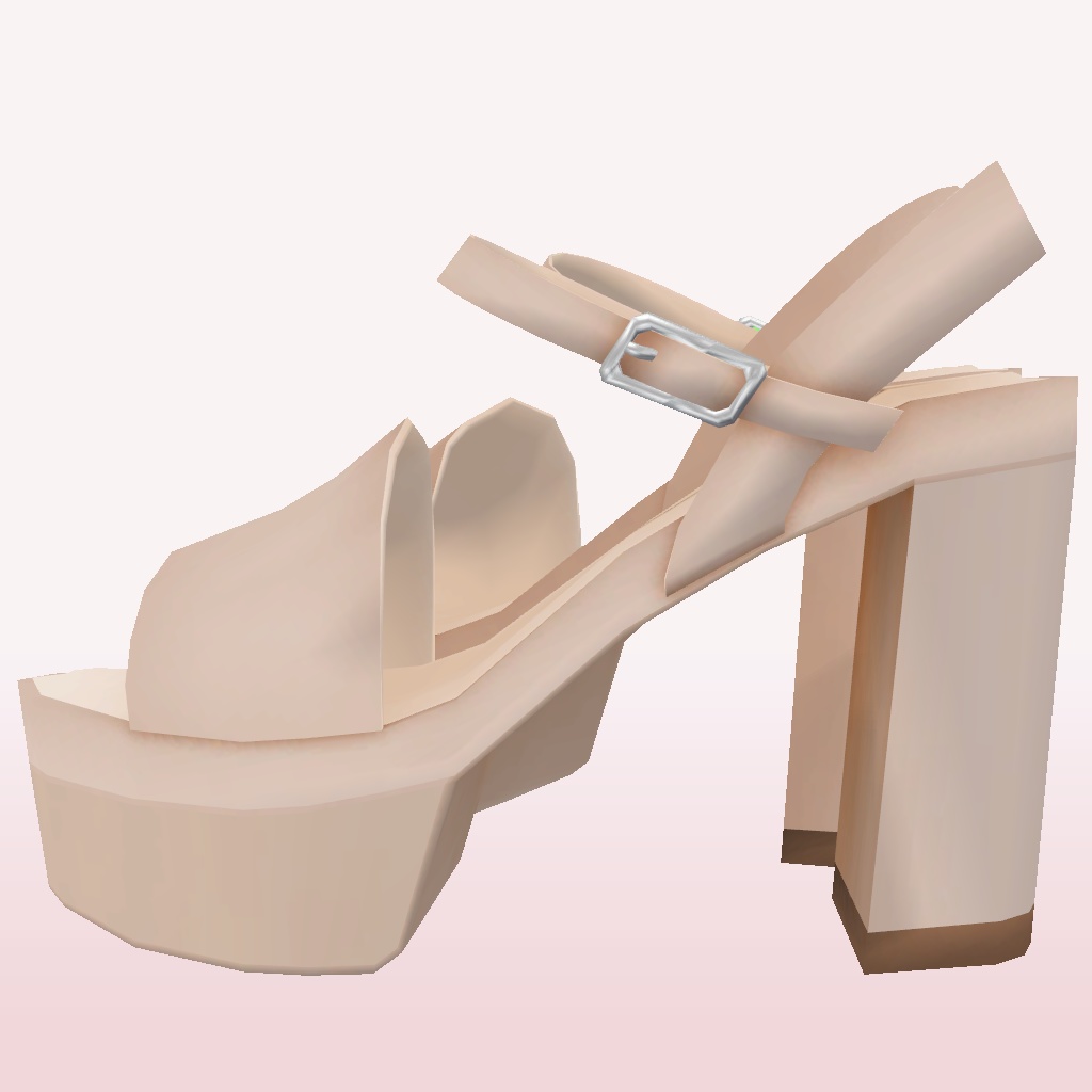 スプリングサンダル【VRChat想定】