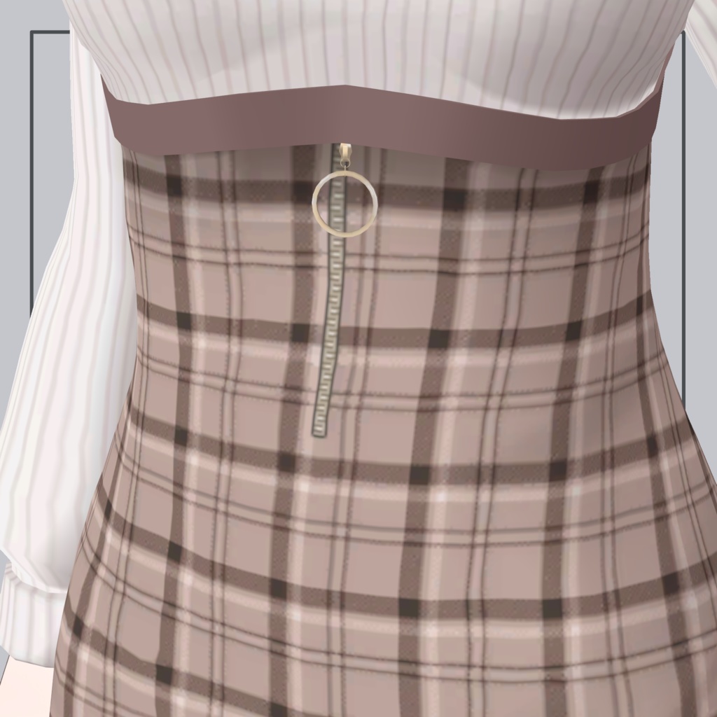 【ミスティちゃん向け衣装】タイトジャンパースカート