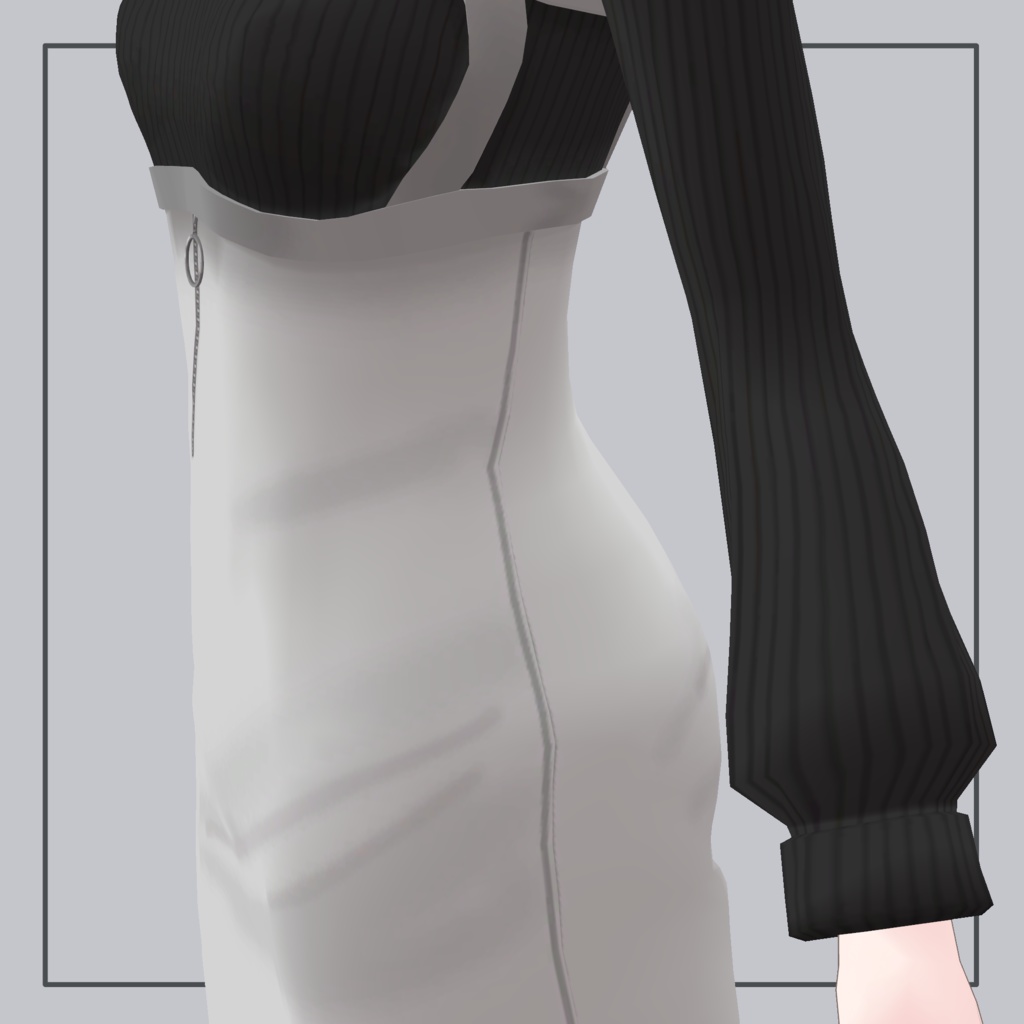 【ミスティちゃん向け衣装】タイトジャンパースカート