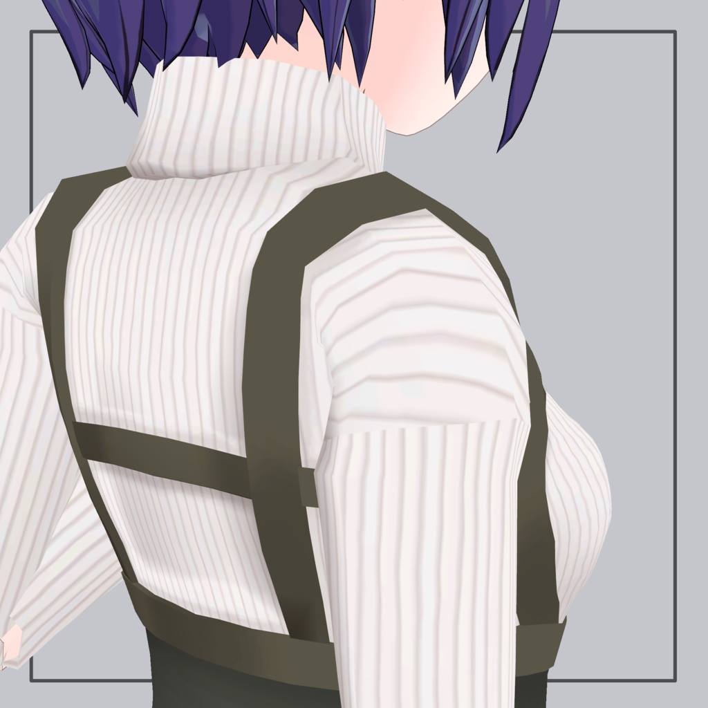 【ミスティちゃん向け衣装】タイトジャンパースカート