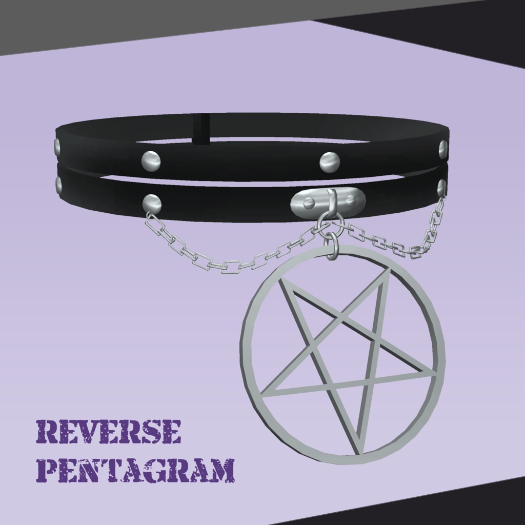 chain choker【VRChat想定】