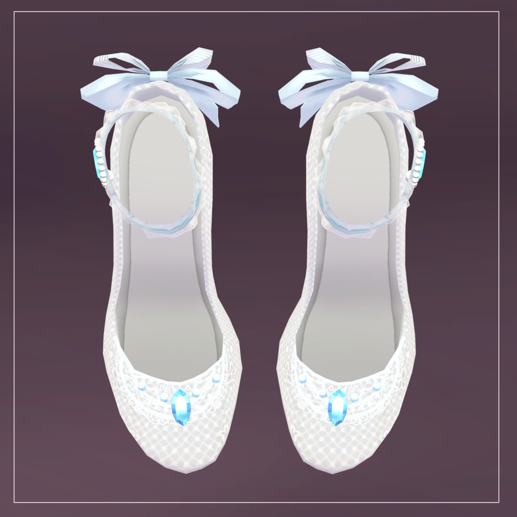 ウェディングスティレットヒール【VRChat想定】