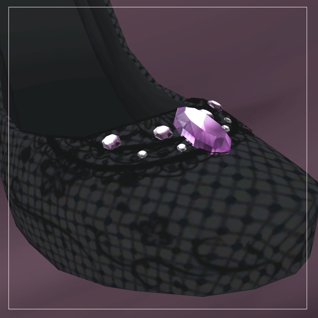 ウェディングスティレットヒール【VRChat想定】