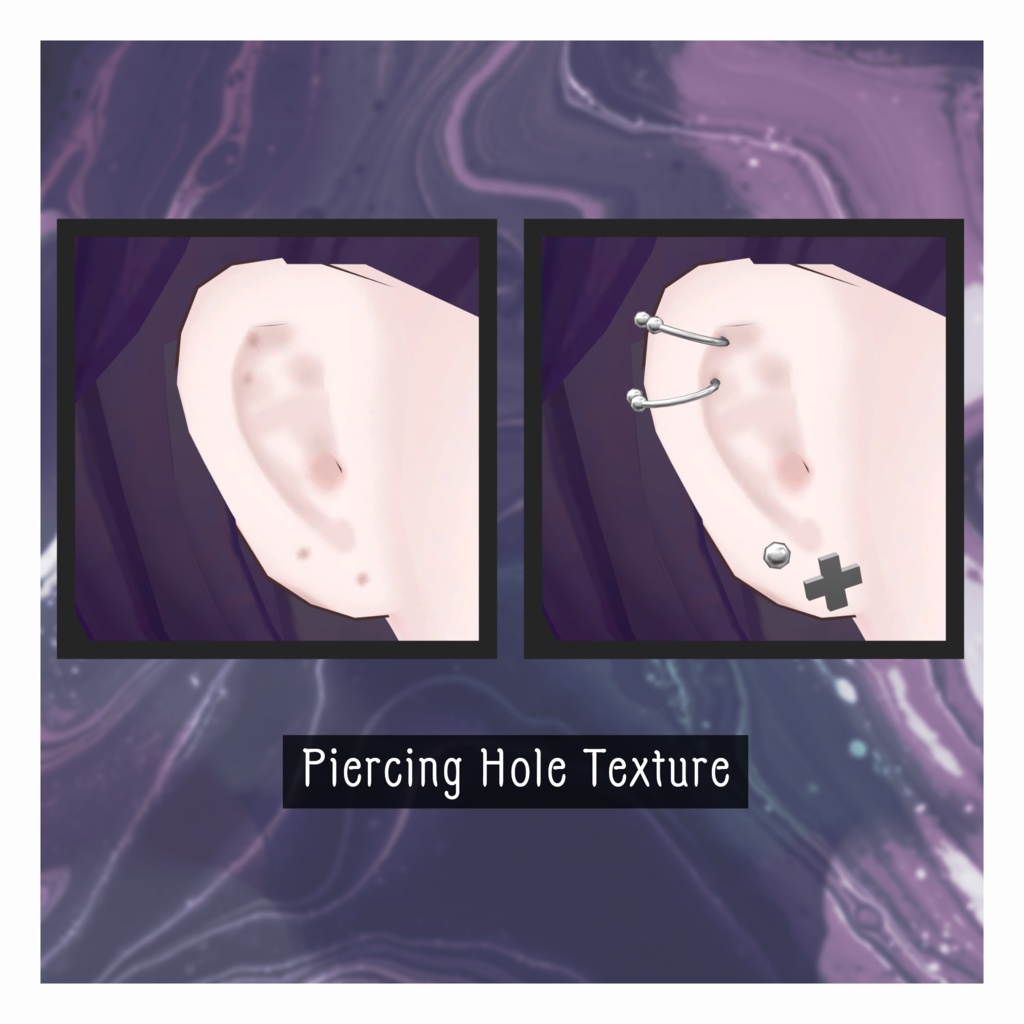 ウチクワ ナミバ【VRChat向け3Dモデル】