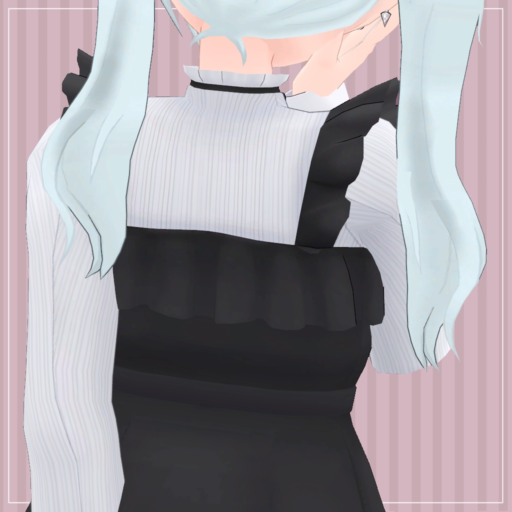 【やみちゃん&ゆめちゃん向け衣装】量産型フリルワンピ