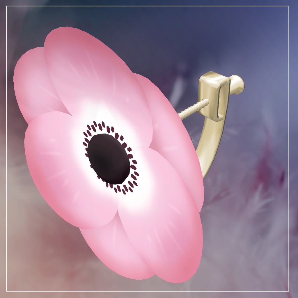 anemone earring【VRChat想定】