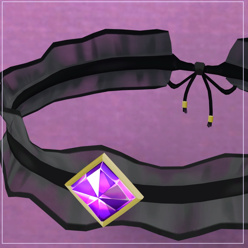 レースチョーカー【VRChat想定】