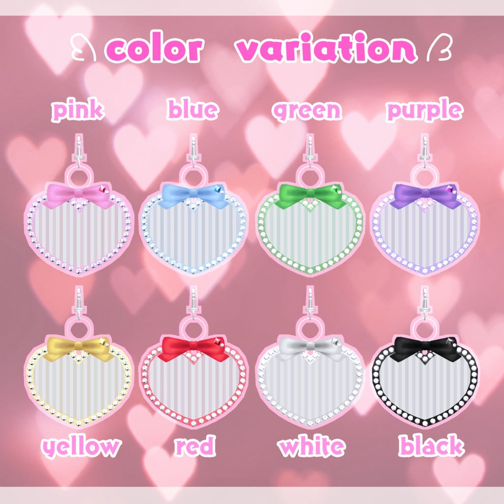 推しごとバッグチャーム【VRChat想定】