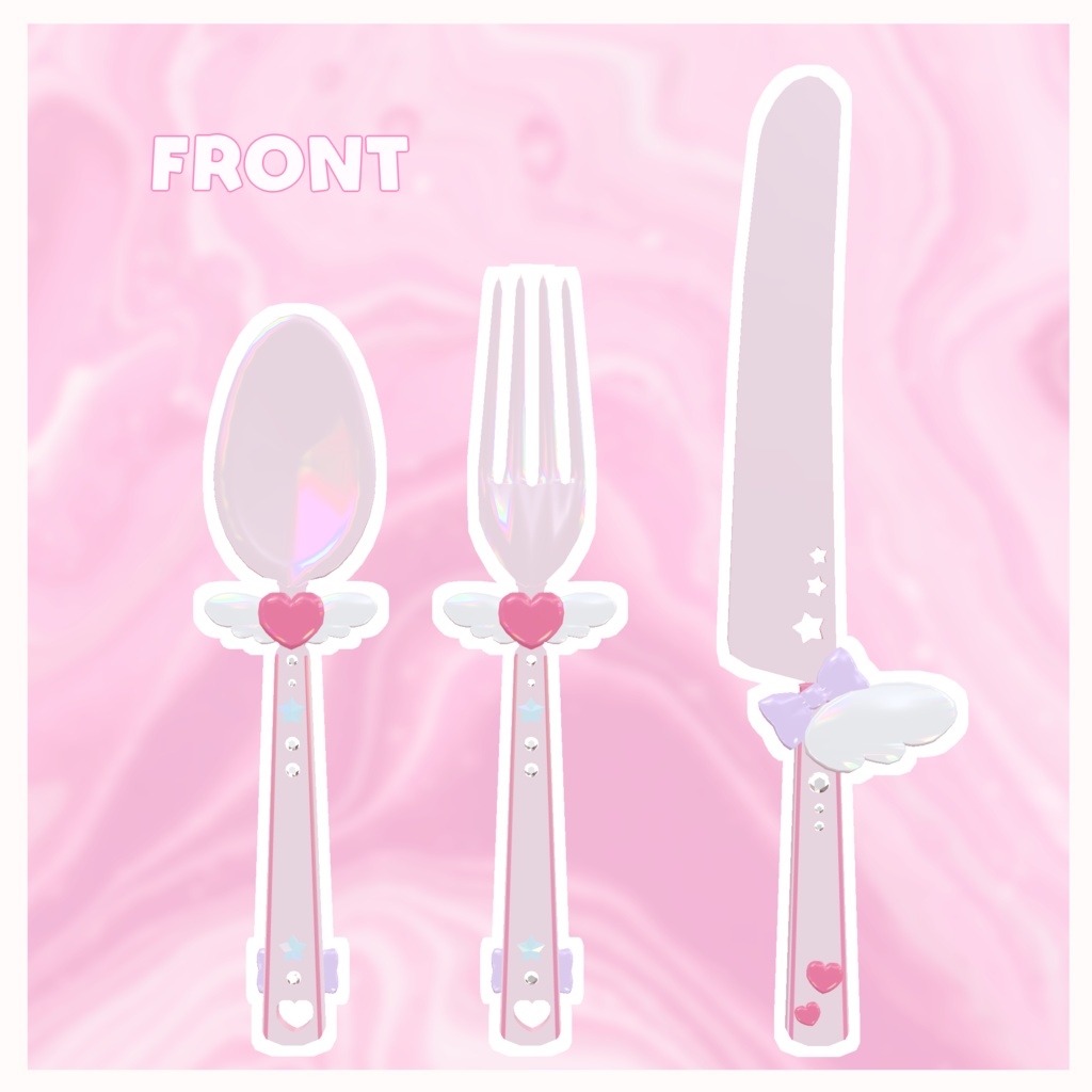 ゆめかわカトラリー【VRChat想定】