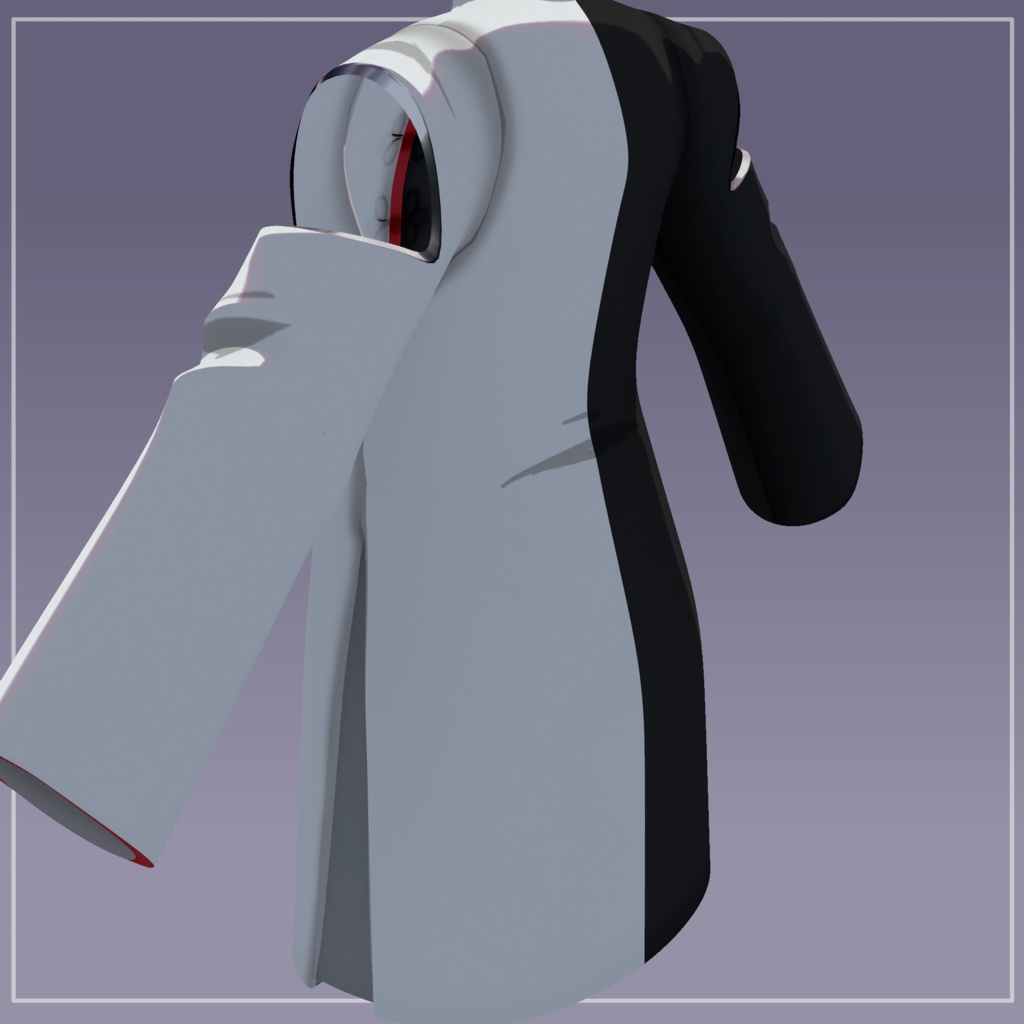 【for Grus・Lapwing】off-shoulder china shirt【VRChat想定】