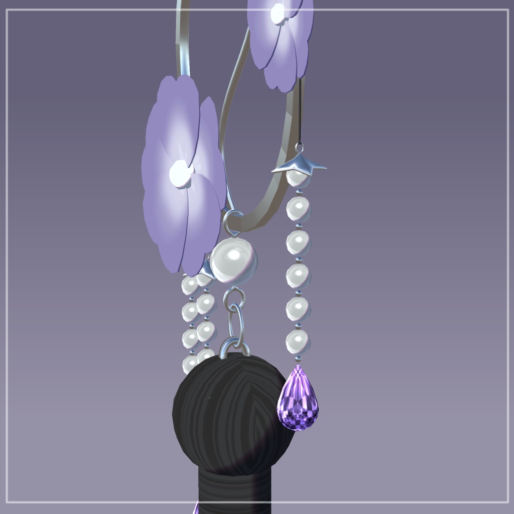 china earrings【VRChat想定】