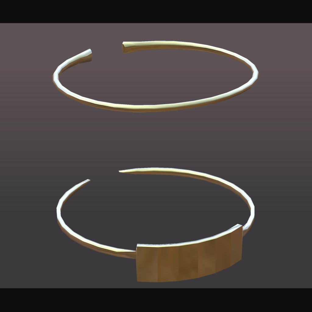 modern bangle【VRChat想定】