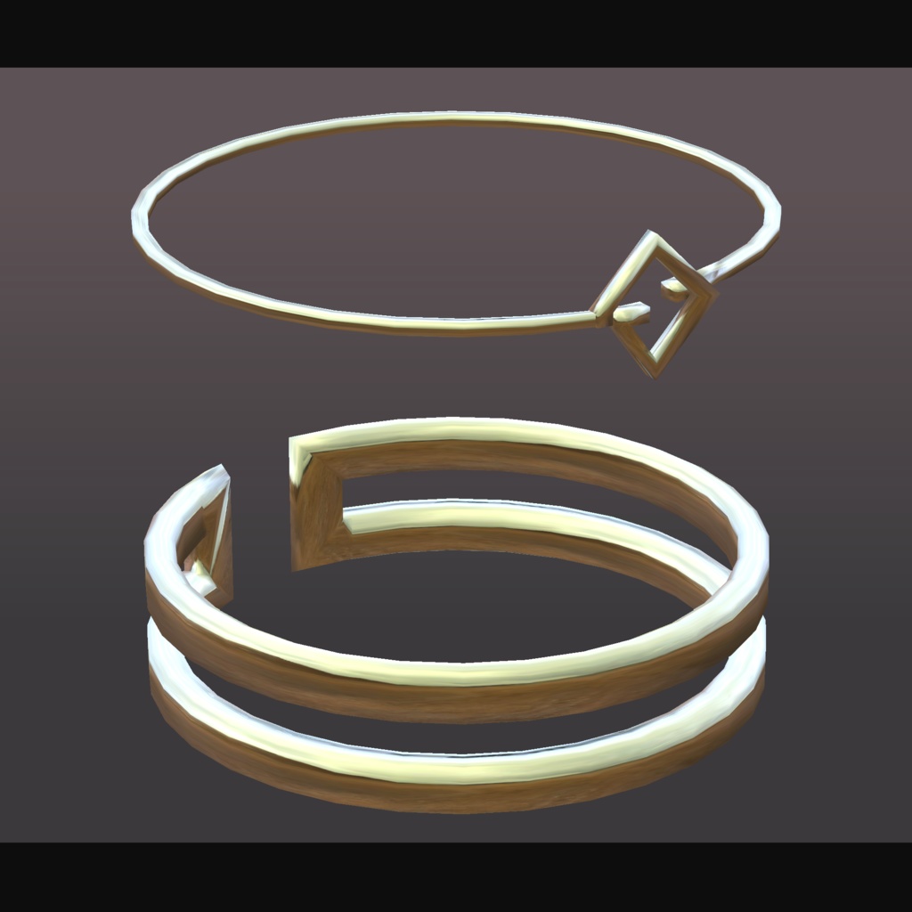modern bangle【VRChat想定】