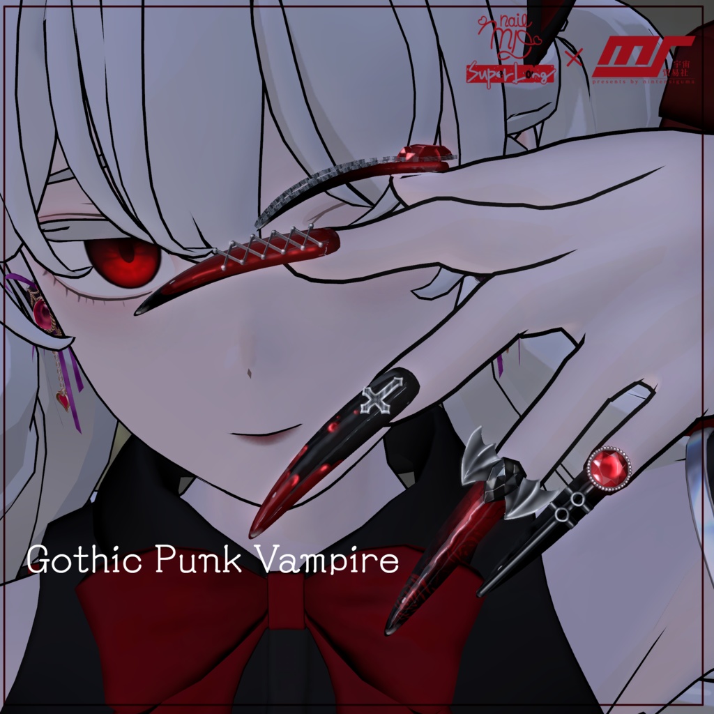 【MDollnail SuperLong対応】Gothic Punk Vampire