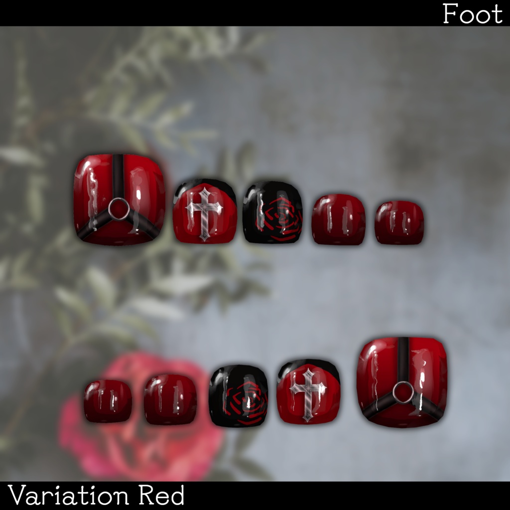 【MDollnail SuperLong対応】Gothic Punk Vampire