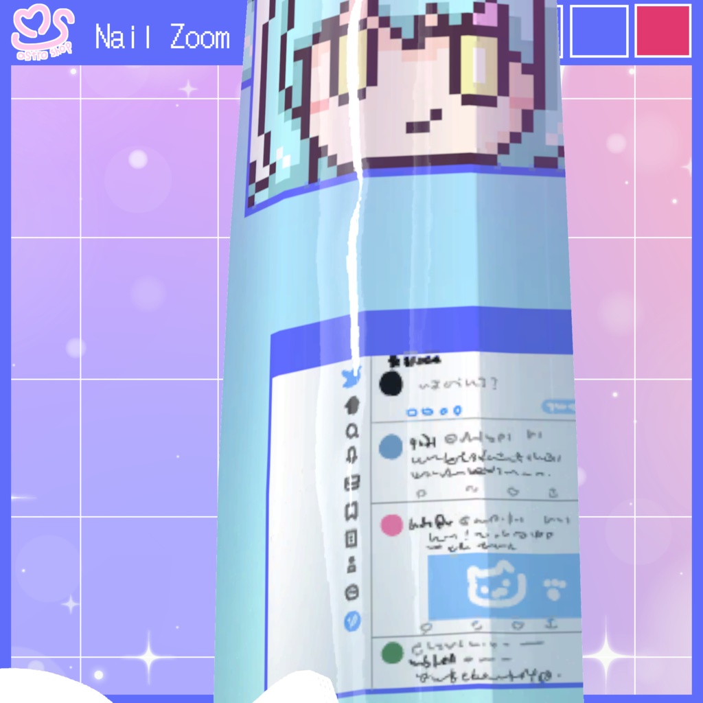 【MDollnail SuperLong対応】KAWAIIインターネット