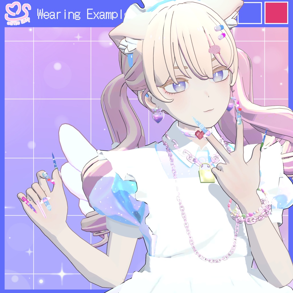 【MDollnail SuperLong対応】KAWAIIインターネット