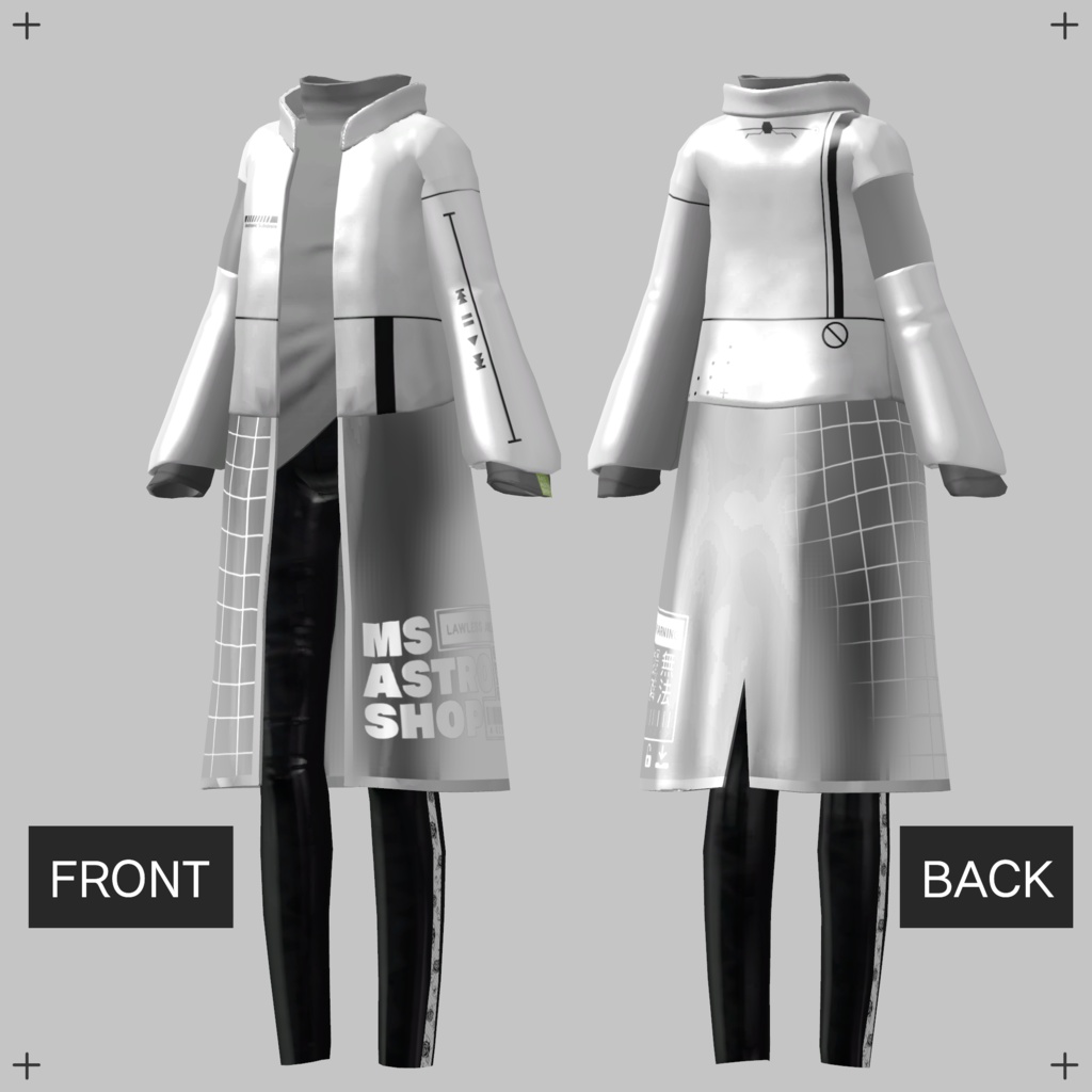 【ウチクワ ナミバ向け衣装】LAWLESS AREA