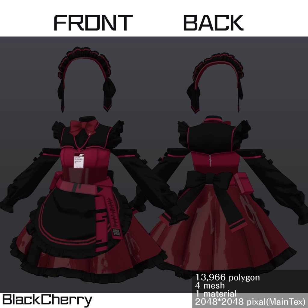 Concealment Operator Uniform【VRChat想定】