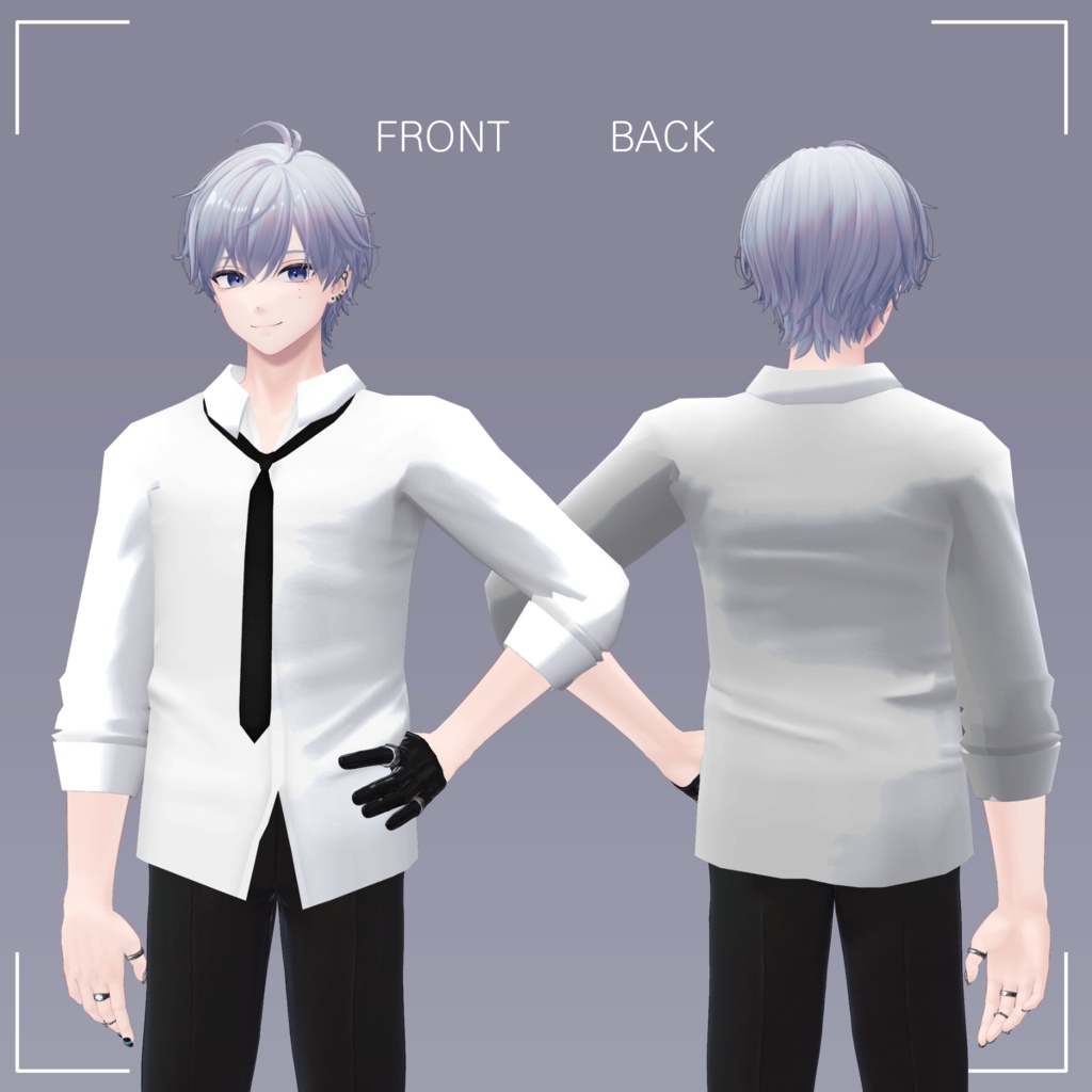 【for 狛乃】Loose Suit Shirt