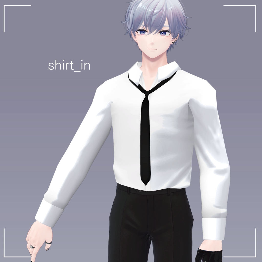 【for 狛乃】Loose Suit Shirt