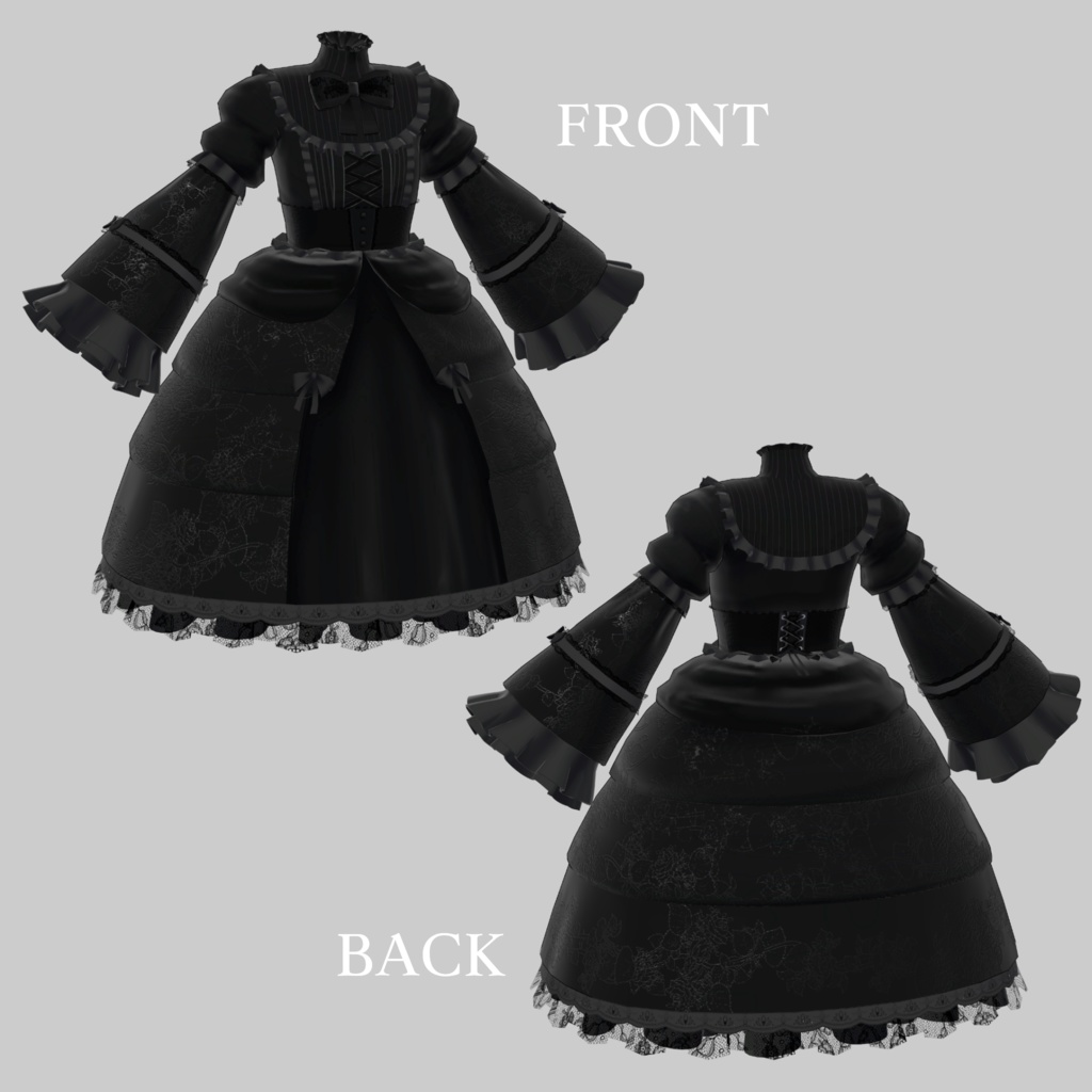 RE  Gothic Dress【VRChat想定】