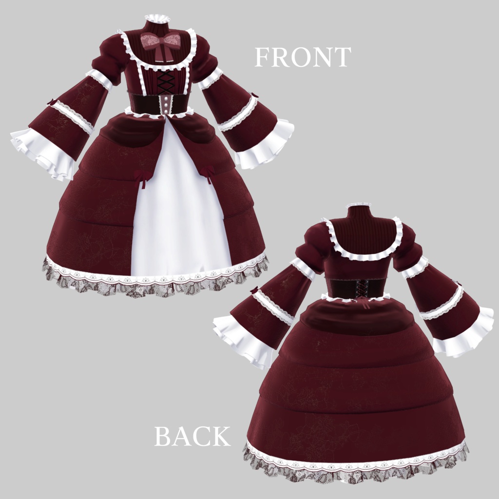 RE  Gothic Dress【VRChat想定】