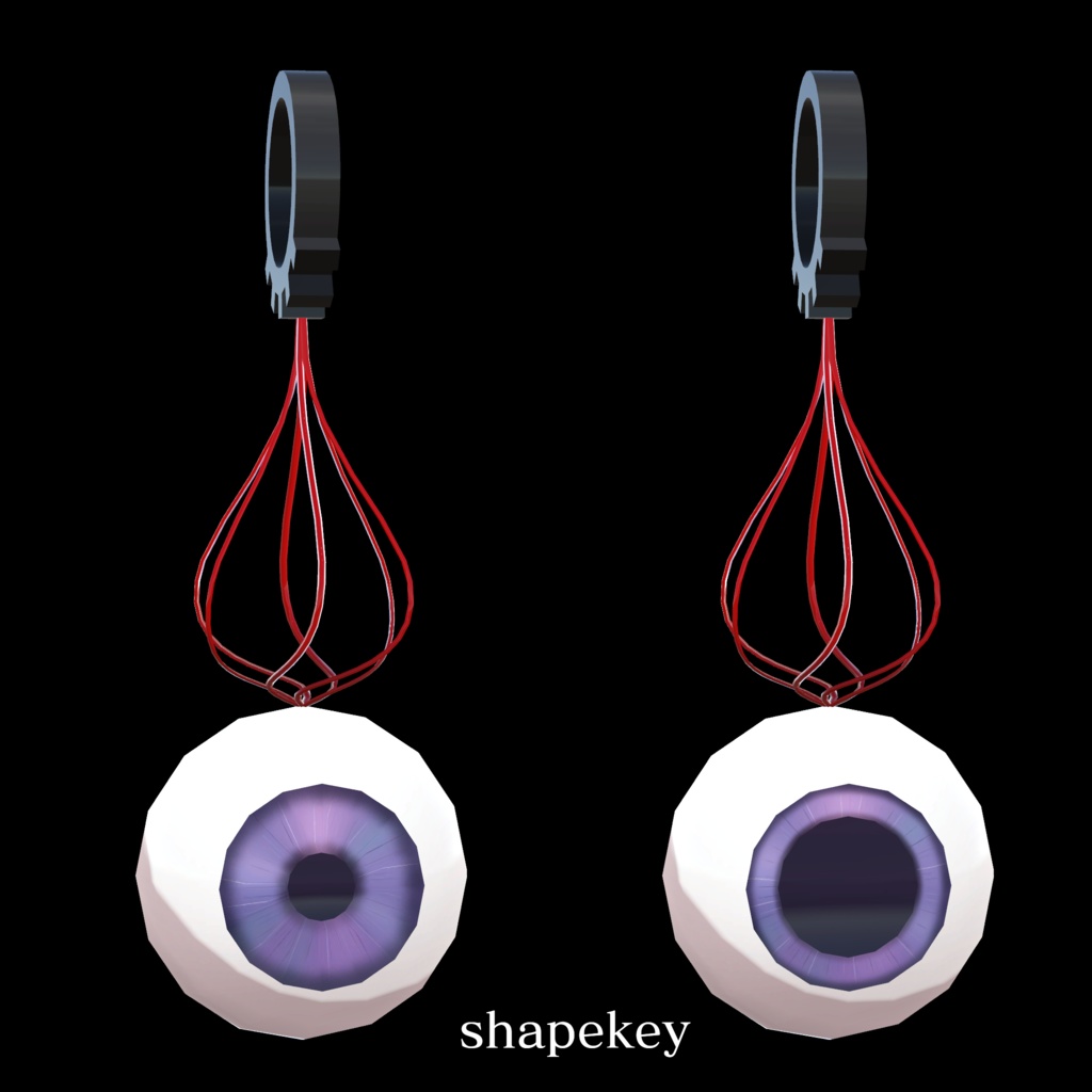 optic nerve earrings