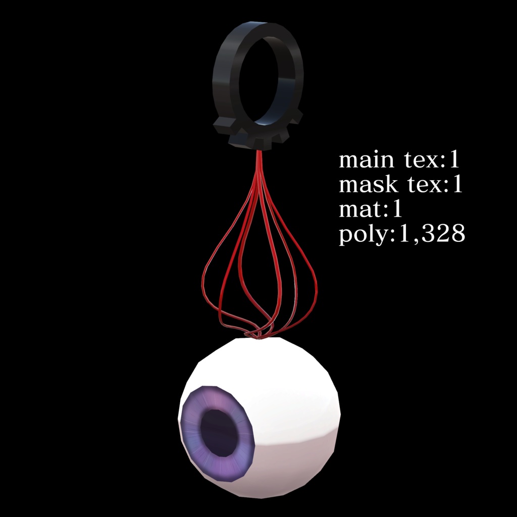 optic nerve earrings