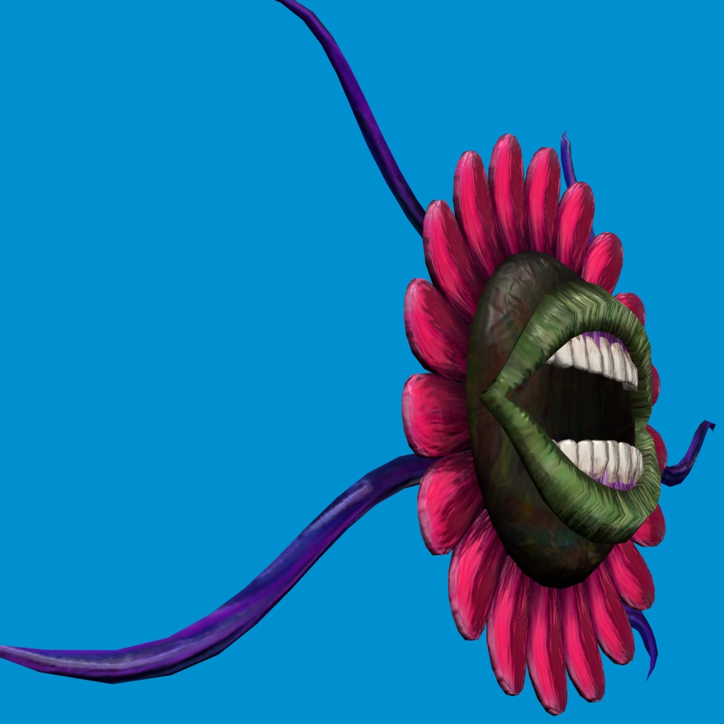 Flower Eye Patch【VRChat想定】