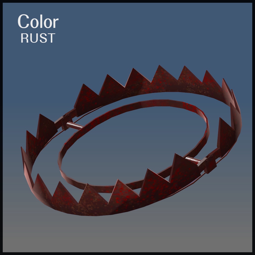 Bear Trap Choker【VRChat想定】