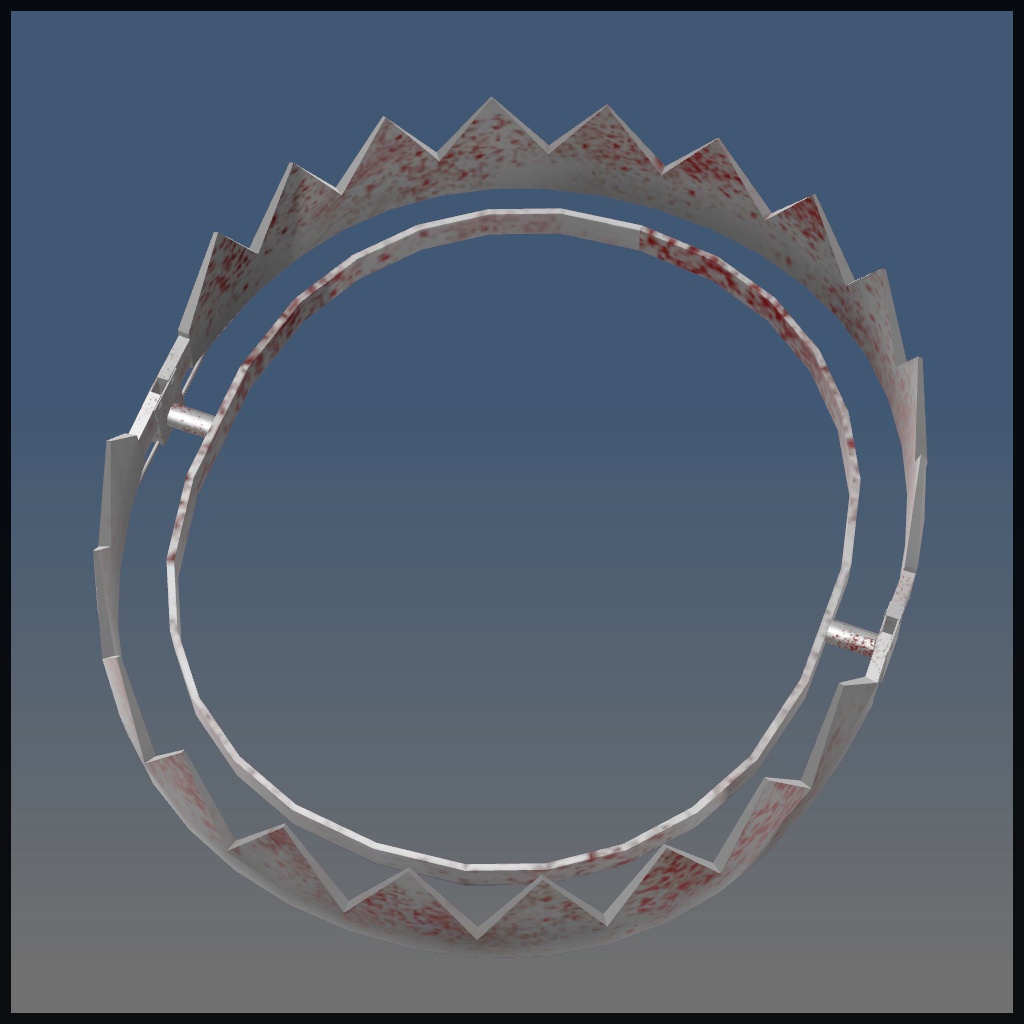 Bear Trap Choker【VRChat想定】