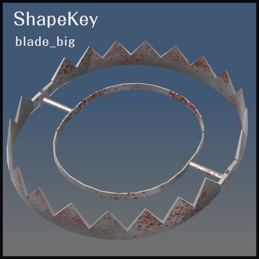 Bear Trap Choker【VRChat想定】