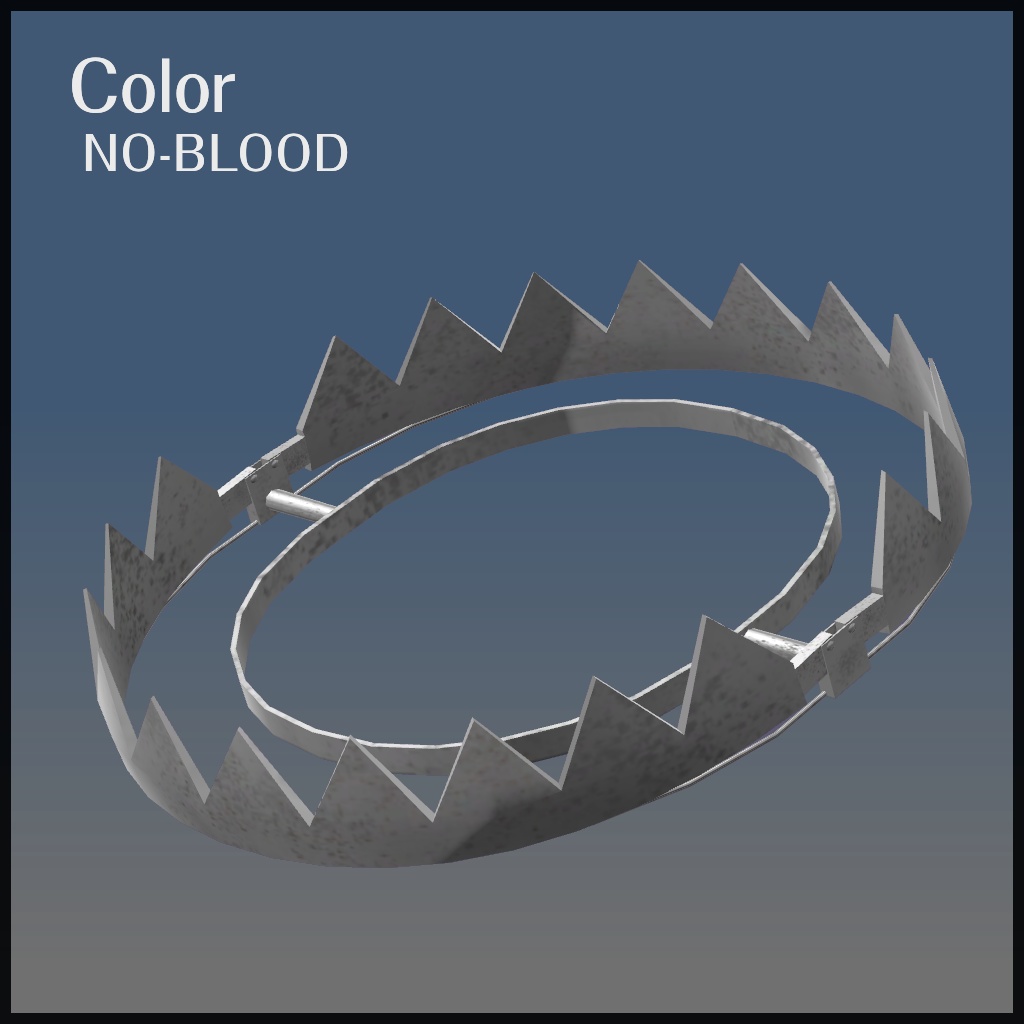 Bear Trap Choker【VRChat想定】