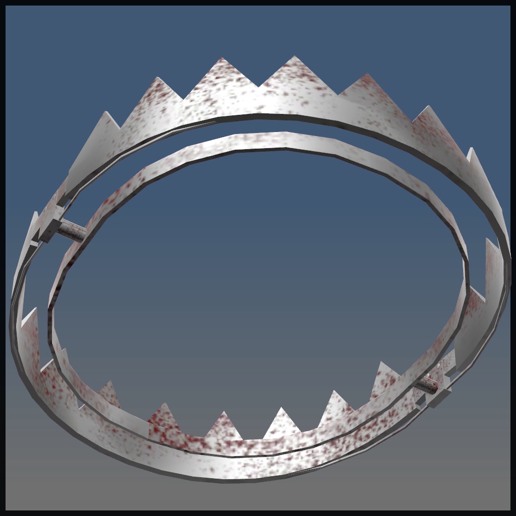 Bear Trap Choker【VRChat想定】