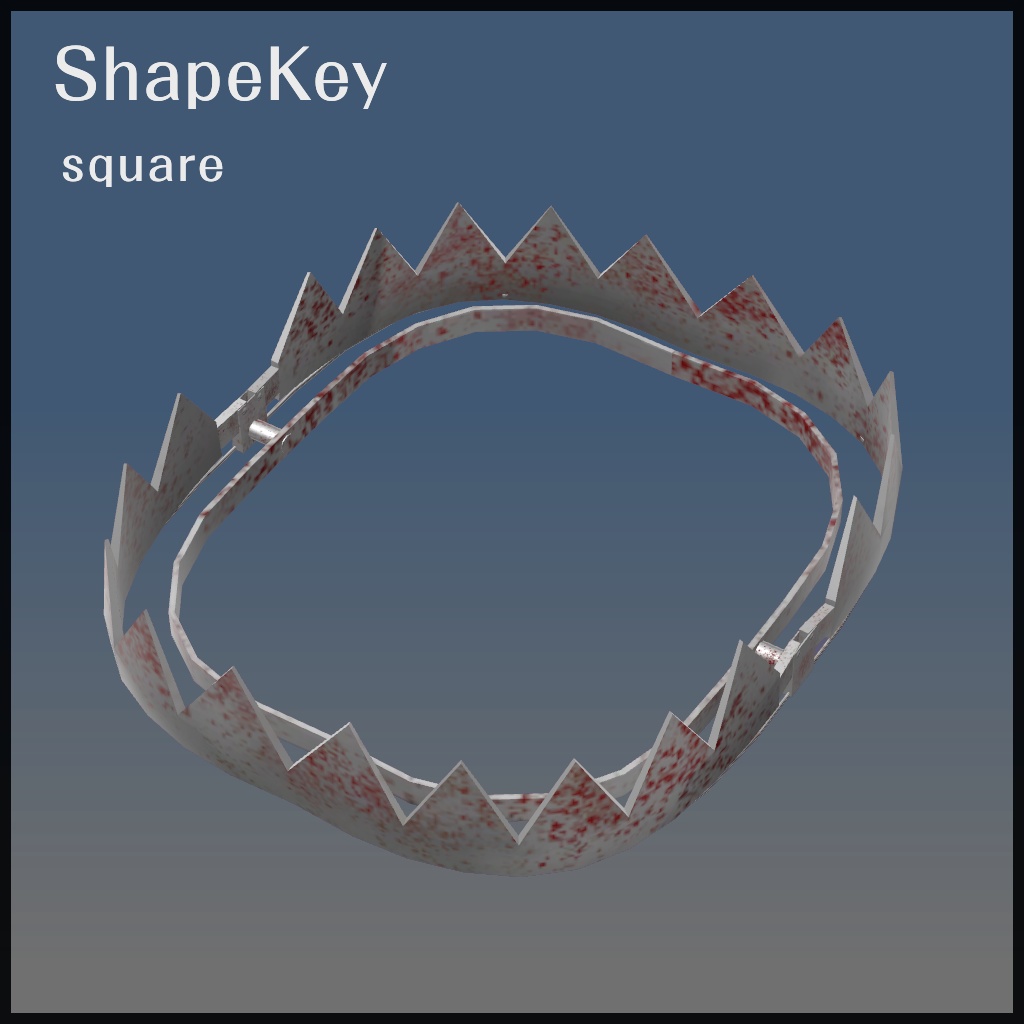 Bear Trap Choker【VRChat想定】