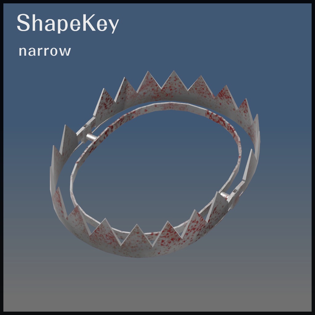 Bear Trap Choker【VRChat想定】